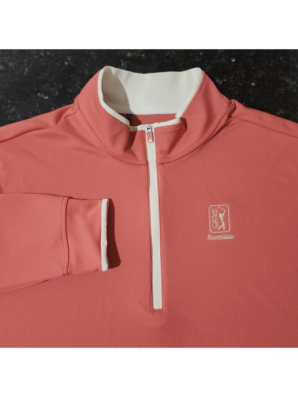 Adidas ¼ Zip TPC Scottsdale Long Sleeve Pullover Performance Stretch Golf Large